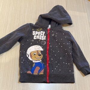 Paw Patrol, Space Chase boys zip up Hoodie - Gray